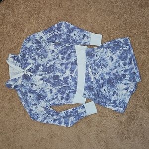 Marika, size: Small, tie-dye blue